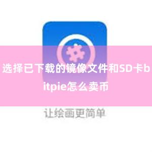 选择已下载的镜像文件和SD卡bitpie怎么卖币